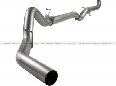 49-14003NM Afe Power Выхлопная система от Down-Pipe (DP-Back) 4.0" DP-Back GM Dsl Trucks 01-07 V8-6.6L 