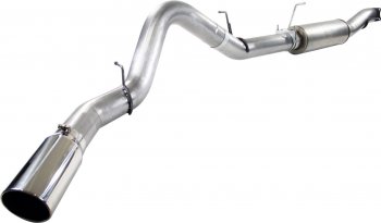 49-44029-P Afe Power Выхлопная система Cat-Back 5.0" GM Dsl Trucks 11-14 6.6L с глушителем насадка хром 
