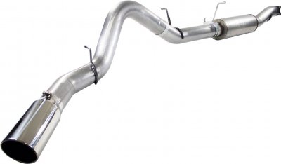 49-44029-P Afe Power Выхлопная система Cat-Back 5.0" GM Dsl Trucks 11-14 6.6L с глушителем насадка хром 