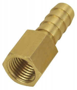 98104 DERALE 1/4" NPT мама x 3/8" Barb Straight шланг Fitting Straight hose barb fitting