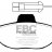 DP945 EBC Brakes Ultimax2 Тормозные колодки перед  FIAT Panda, Punto; ZASTAVA 10