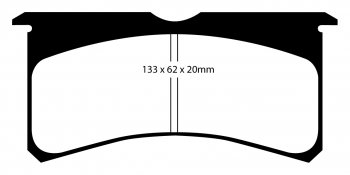 DP2037/2 EBC Brakes Greenstuff суппорт AP RACING CP8240, CP8241, CP8250; WILWOOD	Superlite 4/6 piston аналог колодки AP RACING CP7751, WILWOOD 7420