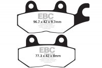 FA215/2HH EBC BRAKES Double-H™ тормозные колодки  TRIUMPH Daytona, Speed, Sprint, Tiger, Trident, Trophy