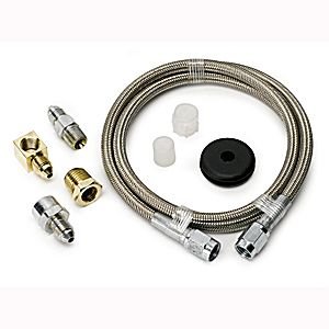 3' STAINLESS GAUGE LINE KIT #3 AUTO METER #3234 #3 (-3AN) 3ft., 3/16" ID Fittings