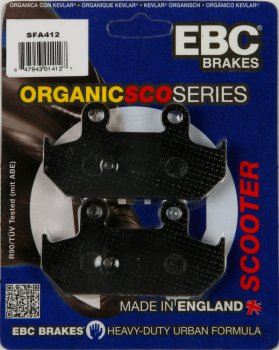 SFA412 EBC BRAKES Organic тормозные колодки SUZUKI AN 