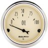 2" Давление масла, 0-100 PSI, ELEC, ANTIQUE BEIGE AUTO METER #1827