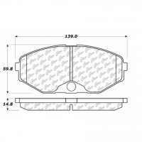106.04860 Тормозные колодки PosiQuiet Extended Wear INFINITI