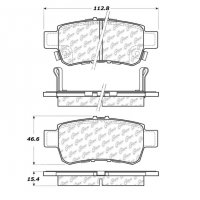 106.10880 Тормозные колодки PosiQuiet Extended Wear HONDA