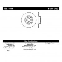 125.33099 Тормозные диски Premium SEAT, VOLKSWAGEN зад