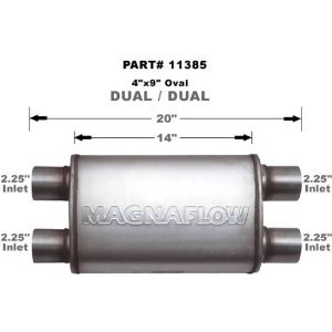 11385 Magnaflow Глушитель прямоточный 14" Body 
