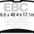 DP22268 EBC Brakes Greenstuff тормозные колодки зад OPEL Astra (K); VAUXHALL Astra (K)
