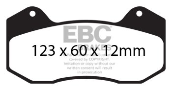 DPX2055 EBC Brakes Ultimax2 Тормозные перед FORD Focus (Mk2) выпуска 2009-2011 года