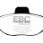 DP944 EBC Brakes Ultimax2 Тормозные колодки перед  FIAT Cinquecento, Seicento; LANCIA Y