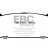 DP972  EBC Brakes Ultimax2 Тормозные колодки зад. FORD Probe