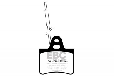 DP412  EBC Brakes Ultimax2 Тормозные колодки зад. CITROEN Mehari выпуска 1977 — 1988 года