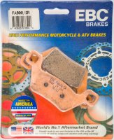FA600/2R EBC BRAKES Organic тормозные колодки  KYMCO MXU