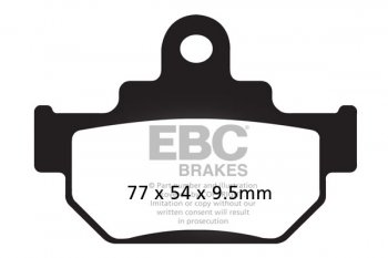 FA106/2R EBC BRAKES Organic тормозные колодки  SUZUKI DR 1985-1989 года выпуска