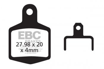 CFA289/4HH EBC BRAKES Organic тормозные колодки Hope Tech 4, DH4, Enduro 4 для: Hope Tech 4, DH 4, Enduro 4, Grimeka 11