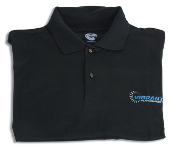 2935Z Vibrant Performance Черная Короткая Рубашка Гольфа (Размер: 2X-Large) Черная Короткая Рубашка Гольфа (Размер: 2X-Large)