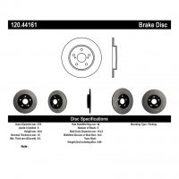 120.44161 Тормозные диски Premium PONTIAC, TOYOTA зад