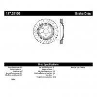 127.35100 Тормозные диски Premium MERCEDES-BENZ перед