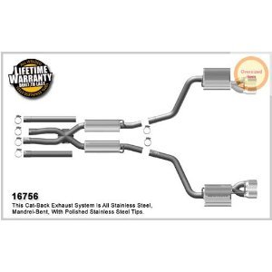 16513 Magnaflow Настроенный выпуск CATB Dodge Challenger 