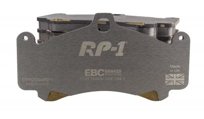 DP82094RP1 EBC Brakes Racing's RP-1™ Тормозные колодки перед PORSCHE 911 (997) (Cast Iron Disc Only) выпуска 2009-2013 года