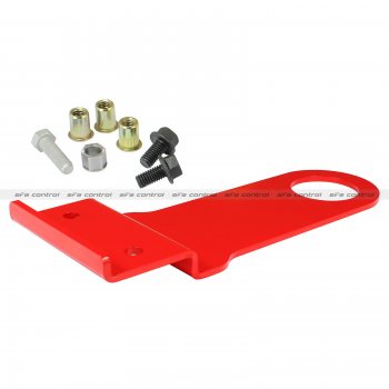 AC-450401005R Петля буксировочная, передняя aFe CHEVROLET Corvette (C6) 05-13 (Красный) 