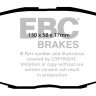 DP21562 EBC Brakes Greenstuff тормозные колодки перед. HYUNDAI i-30; KIA Carens, Ceed