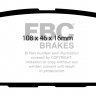 DP5987NDX EBC Brakes Bluestuff Тормозные колодки зад MITSUBISHI 3000 GTO, Galant, Lancer Evo 4, Lancer Evo 5, Legnum; VOLKSWAGEN Touran
