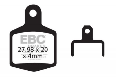 CFA289/4R EBC BRAKES Organic тормозные колодки Hope Tech 4, DH4, Enduro 4 для: Hope Tech 4, DH 4, Enduro 4, Grimeka 11