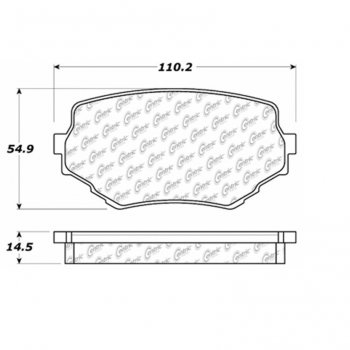 105.06800 Тормозные колодки Posi-Quiet Ceramic SUZUKI 