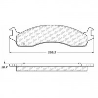 106.06550 Тормозные колодки PosiQuiet Extended Wear