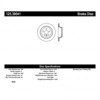 125.39041 Тормозные диски Premium LAND ROVER, VOLVO зад