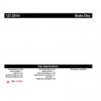 127.35141 Тормозные диски Premium MERCEDES-BENZ зад