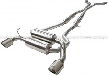 49-36103 Afe Power Выхлопная система Cat-Back Infiniti G37 Coupe 08-13, Q60 2014 V6-3.7L 