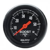 2" BOOST (давление наддува), 0-60 PSI, MECH Z-SERIES AUTO METER #2617