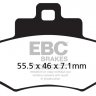 FA356 EBC BRAKES Organic тормозные колодки KYMCO Grand