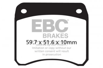FA016 EBC BRAKES Organic тормозные колодки  DUCATI 750; TRIUMPH T, TSS, TSX 1973-1983 года выпуска