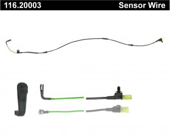 116.20003 Сенсор износа тормозных колодок JAGUAR зад. 