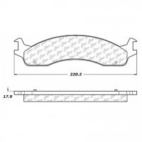 106.06551 Тормозные колодки PosiQuiet Extended Wear