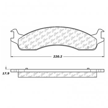 106.06551 Тормозные колодки PosiQuiet Extended Wear 