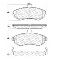 106.09410 Тормозные колодки PosiQuiet Extended Wear HYUNDAI