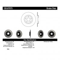 120.67075 Тормозные диски Premium CHRYSLER, DODGE, VOLKSWAGEN зад