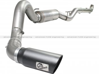 49-44033-B Afe Power Выхлопная система от Down-Pipe (DP-Back) 5.0" DP-Back GM Dsl Trk 07.5-10 V8-6.6L насадка черная 