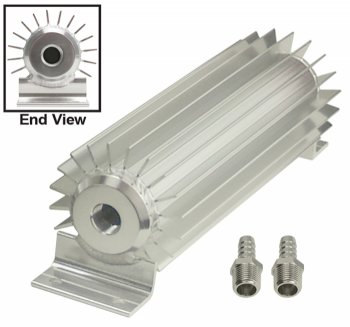 13249 DERALE Теплоотвод (радиатор) 10" Single Pass with 3/8" NPT 