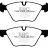 DP1493 EBC Brakes Ultimax2 Тормозные колодки перед  BMW 1XX, 5XX