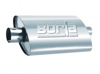 40981 Выпускная система BORLA Настроенный выпуск MUFFLER 13.25"X7-7/8"X4.25", 2 Выпускная система BORLA Настроенный выпуск MUFFLER 13.25"X7-7/8"X4.25", 2