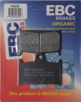 FA236 EBC BRAKES Organic тормозные колодки  TRIUMPH Daytona, Rocket, Speed, Speedfour, Speedtriple, Sprint, T595, Thunderbird, Tiger, Trophy, TT