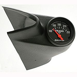 FORD POWERSTROKE/SD, 99- 03, SNGL A-PILLAR GA KIT AUTO METER #7070 Single Pod (Black)